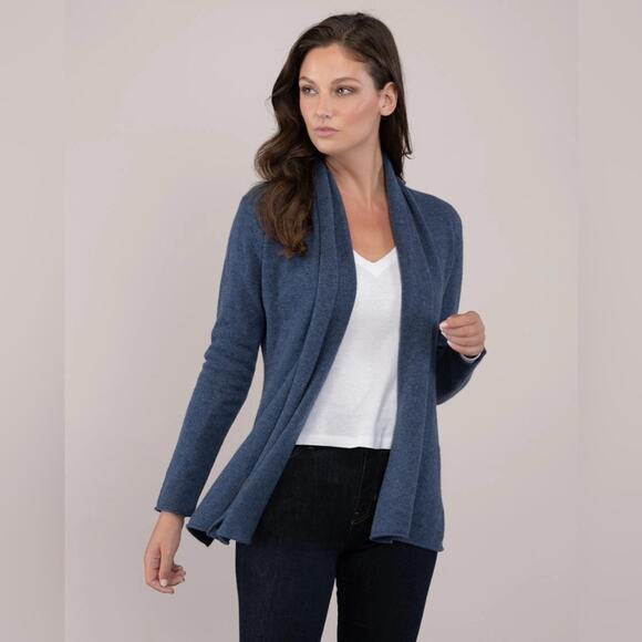 Claudia Nichole 100% Cashmere Mini Duster Size M - Picture 1 of 7